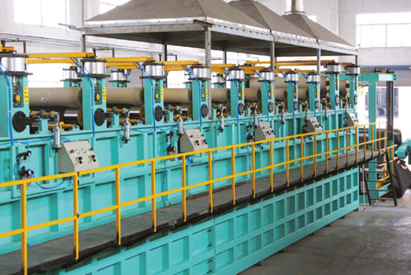 Superfine fiber synthetic leather production line